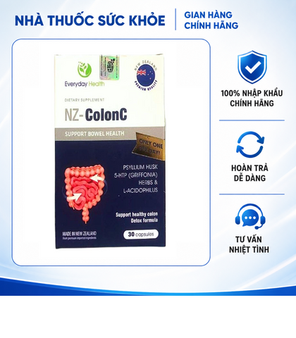 (Hàng nhập khẩu) Viên uống hỗ trợ tiêu hóa NZ-Colon C hộp 30 viên