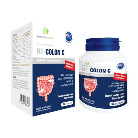 (Hàng nhập khẩu) Viên uống hỗ trợ tiêu hóa NZ-Colon C hộp 30 viên