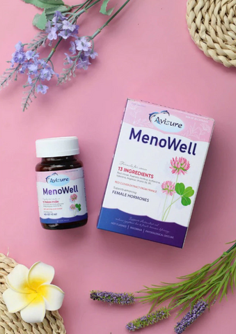 (Hàng chính hãng) Viên uống nội tiết tố Avisure Menowell hỗ trợ tăng cường nội tiết tố - Hộp 30 viên