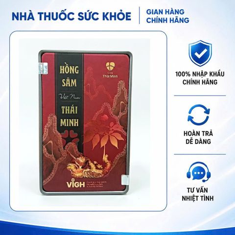 Hồng Sâm Hữu Cơ Thái Minh - Tăng Sinh Lực, Bồi Bổ Sức Khỏe, Hộp 14 Gói 2g/gói - Sản Phẩm Tự Nhiên Cho Người Mệt Mỏi