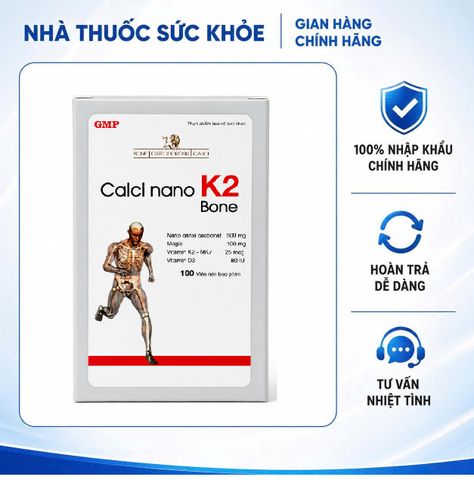 Viên uống bổ sung canxi Mediphar USA Calci Nano K2