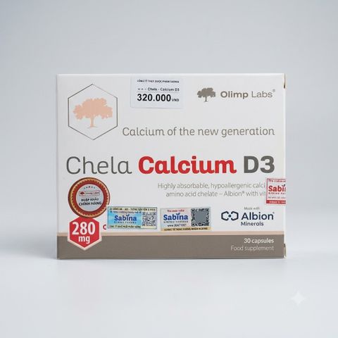 (Hàng Chính Hãng- Đủ VAT) Viên Uống Chela Calcium D3 - Bổ Sung Canxi Và Vitamin D3, Hỗ Trợ Xương Khớp Chắc Khỏe - Không Gây Tác Động Phụ
