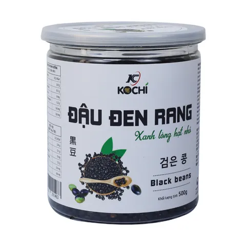 (Hàng chính hãng) Đậu đen rang xanh lòng hạt nhỏ Kochi - Hộp 500g