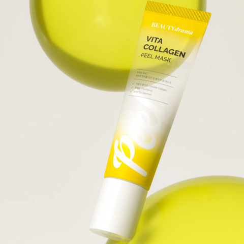 (Hàng nhập khẩu) Mặt nạ BEAUTYdrama Vita Collagen Peel Mask - Dưỡng Sáng Da, Cấp Ẩm Căng Bóng 100ml