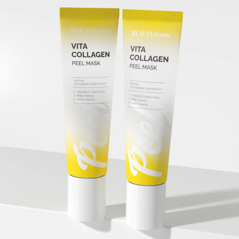 (Hàng nhập khẩu) Mặt nạ BEAUTYdrama Vita Collagen Peel Mask - Dưỡng Sáng Da, Cấp Ẩm Căng Bóng 100ml