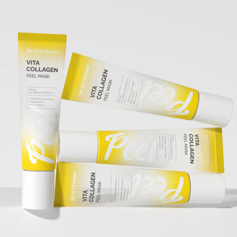 (Hàng nhập khẩu) Mặt nạ BEAUTYdrama Vita Collagen Peel Mask - Dưỡng Sáng Da, Cấp Ẩm Căng Bóng 100ml