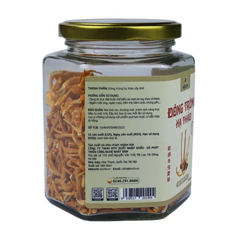 (Chính hãng) Combo 2 hộp Đông trùng hạ thảo Kochi sấy khô - Hộp 20g