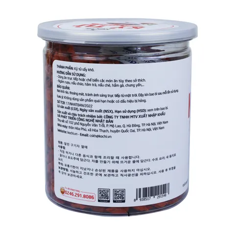 (Hàng chính hãng) Kỷ tử KochiGold 350g –  Sấy khô tự nhiên, tiện lợi sử dụng mỗi ngày
