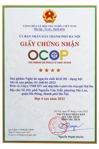 (Hàng chính hãng) Nghệ đỏ nguyên chất Kochi - Hộp 100g