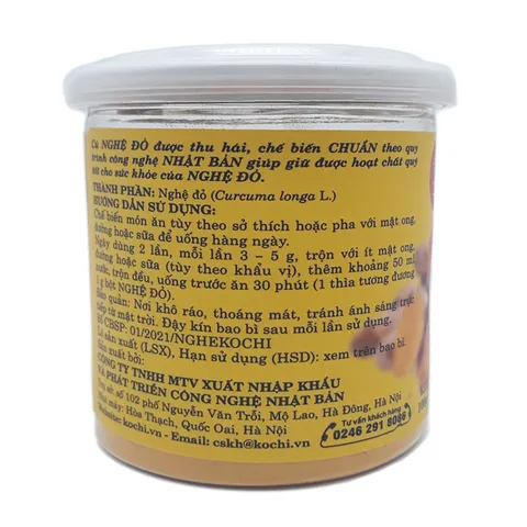 (Hàng chính hãng) Nghệ đỏ nguyên chất Kochi - Hộp 100g