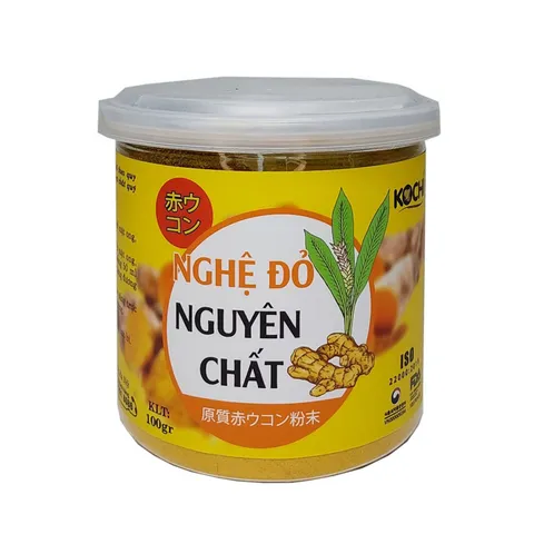 (Hàng chính hãng) Nghệ đỏ nguyên chất Kochi - Hộp 100g