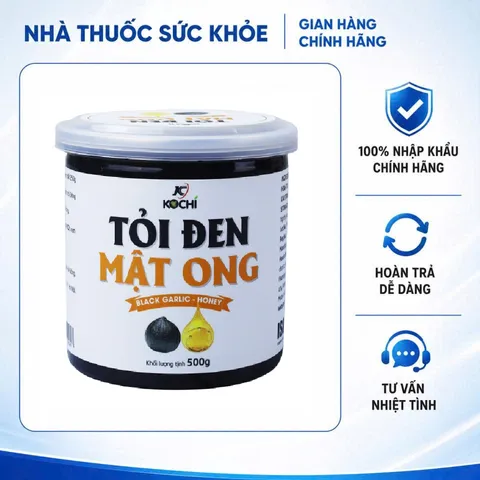 (Hàng chính hãng) Tỏi đen cô đơn ngâm mật ong nguyên chất Kochi - Hộp 500g