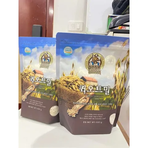 (Hàng nhập khẩu) Yến mạch Hàn Quốc ăn liền tự nhiên 500g