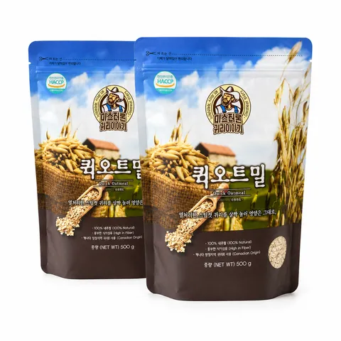 (Hàng nhập khẩu) Yến mạch Hàn Quốc ăn liền tự nhiên 500g