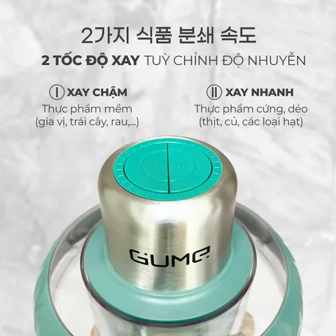 (Hàng nhập khẩu) Máy xay thịt Gume GM-2252 dung tích 2.5 lít
