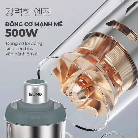 (Hàng nhập khẩu) Máy xay thịt Gume GM-2252 dung tích 2.5 lít
