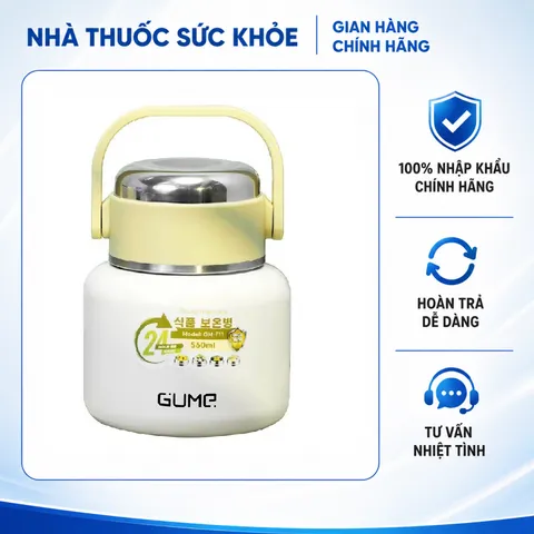 (Hàng nhập khẩu) Bình Đựng Thức Ăn Giữ Nhiệt Inox Gume Korea GM - F11 dung tích 560ml