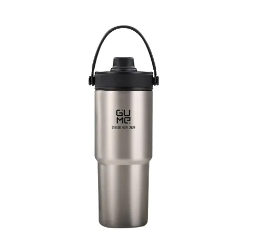 (Hàng nhập khẩu) Cốc giữ nhiệt inox 316 phủ gốm Gume GM-F3301 màu bạc 735ml