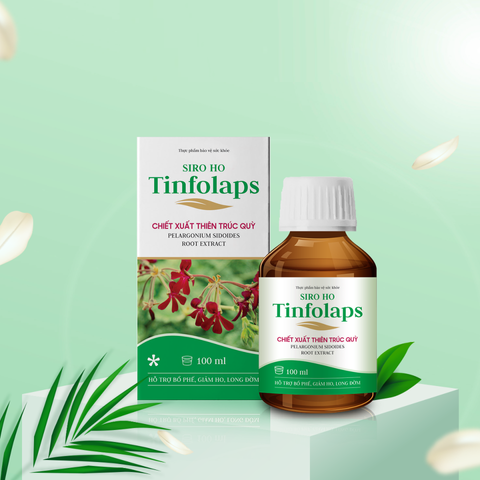 (Chính Hãng) Siro Ho Tinfolaps 100ml Cho Trẻ Từ 2 Tuổi & Người Lớn - Hỗ Trợ Bổ Phế, Giảm Ho, Chiết Xuất Thiên Nhiên