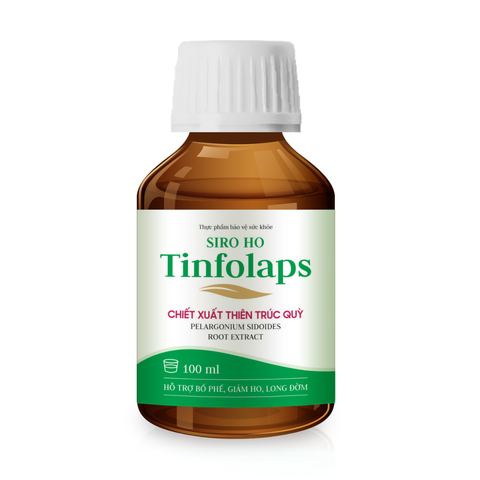 (Chính Hãng) Siro Ho Tinfolaps 100ml Cho Trẻ Từ 2 Tuổi & Người Lớn - Hỗ Trợ Bổ Phế, Giảm Ho, Chiết Xuất Thiên Nhiên