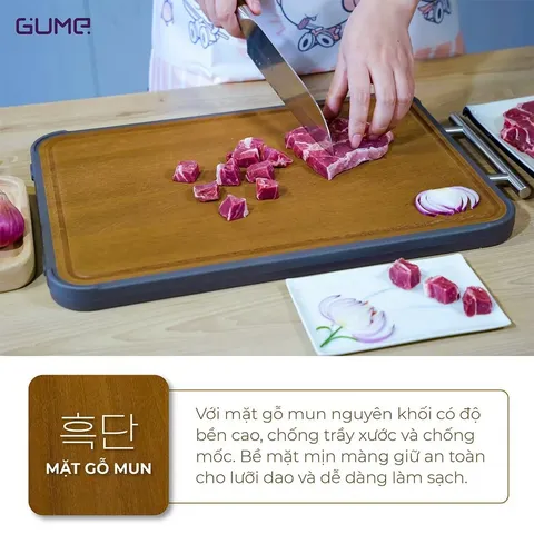 (Hàng nhập khẩu) Thớt 2 mặt kháng khuẩn Gume Korea TGI-01