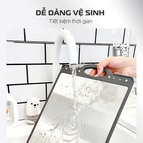 (Hàng nhập khẩu) Thớt Kháng Khuẩn Cao Cấp 2 Mặt Gume Korea TGI-02