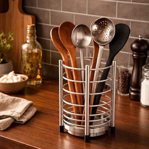 (Hàng nhập khẩu) Ống Để Đũa Inox 316 Gume GM-D2113S Chống Gỉ, Thoát Nước Nhanh