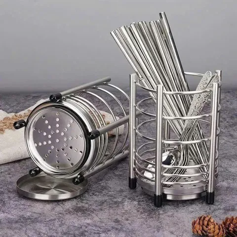 (Hàng nhập khẩu) Ống Để Đũa Inox 316 Gume GM-D2113S Chống Gỉ, Thoát Nước Nhanh