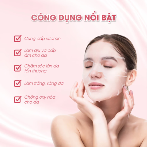 (Hàng nhập khẩu) Mặt Nạ Make9 Blemish Calming Face Mask Hỗ Trợ Làm Dịu, Cấp Ẩm & Làm Sáng Da - 1 Miếng