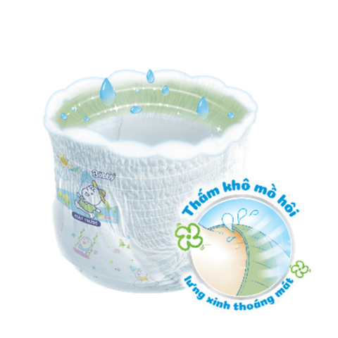 (Hàng chính hãng) Tã Quần Bobby M60+2 Miếng - Cho Bé 6-11kg, Khô Thoáng, Ngừa Hăm