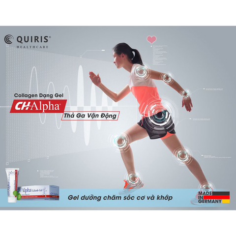 (Hàng nhập khẩu) Gel Bôi Quiris CH-Alpha Gelenk Gel Hỗ Trợ Giảm Đau Mỏi Cơ & Khớp - Tuýp 100ML