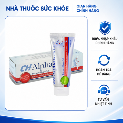(Hàng nhập khẩu) Gel Bôi Quiris CH-Alpha Gelenk Gel Hỗ Trợ Giảm Đau Mỏi Cơ & Khớp - Tuýp 100ML