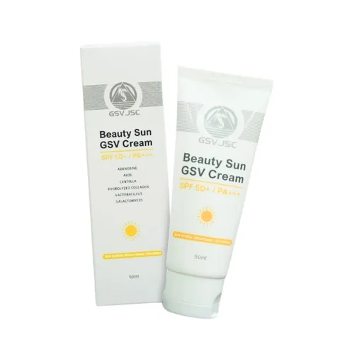 (Hàng nhập khẩu) Kem Chống Nắng Beauty Sun GSV Cream Tuýp 50ml - SPF 50+/PA+++ Bảo Vệ Da, Dưỡng Ẩm, Làm Sáng