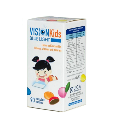 (Hàng nhập khẩu) Vision Kids Blue Light Hộp 90 Viên - Hỗ Trợ Bảo Vệ Mắt Trẻ Khỏi Ánh Sáng Xanh