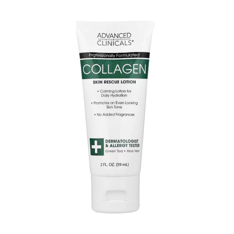 (Hàng nhập khẩu) Kem Dưỡng Body Advanced Clinicals Collagen Skin Rescue Cream - Dưỡng Ẩm Sâu, Cải Thiện Độ Đàn Hồi Da, 59ML