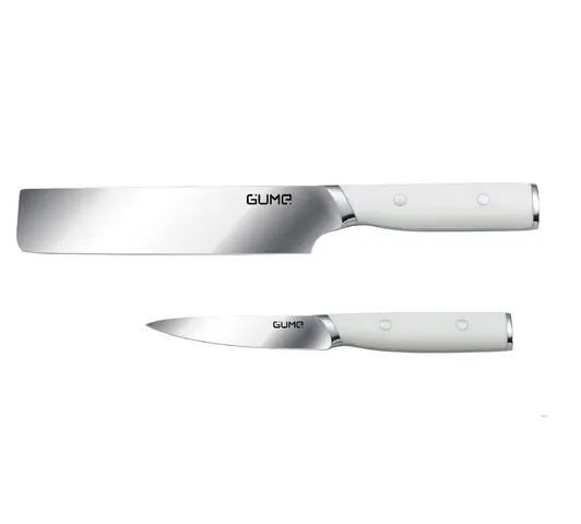 (Hàng nhập khẩu) Bộ Dao 2 Món Gume Korea GMK25 Chất Liệu Thép Không Gỉ