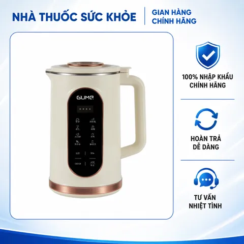 (Hàng nhập khẩu) Máy Làm Sữa Hạt Mini Pro GUME MSB-02 - Dung Tích 1.2L, 8 Chức Năng, Xay Nấu Mịn Không Cần Lọc Bã