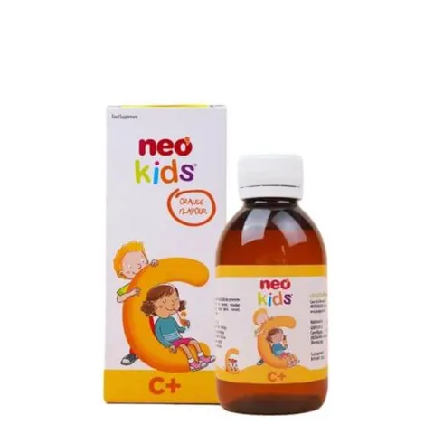 (Hàng nhập khẩu) Siro Neo Kids C+ Lọ 150ml - Hỗ Trợ Tăng Cường Sức Đề Kháng Cho Bé
