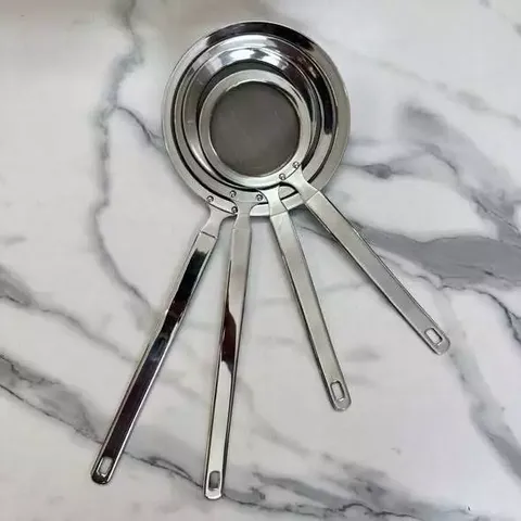 (Hàng nhập khẩu) Vợt Inox Lọc Dầu Vớt Bọt Gume GM-D2126S Đường Kính 8cm