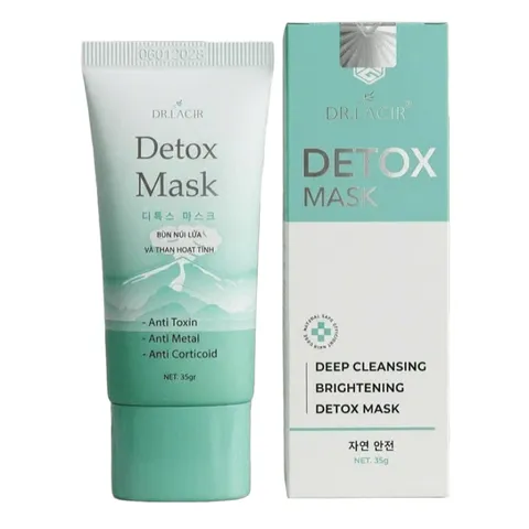 (Hàng chính hãng) Mặt Nạ Thải Độc Dr Lacir Detox Mask 35gr - Làm Sạch Da, Hỗ Trợ Da Sáng Mịn