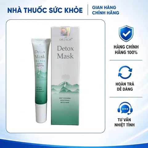 (Hàng chính hãng) Mặt Nạ Thải Độc Dr Lacir Detox Mask 20gr - Làm Sạch Da, Hỗ Trợ Da Sáng Mịn