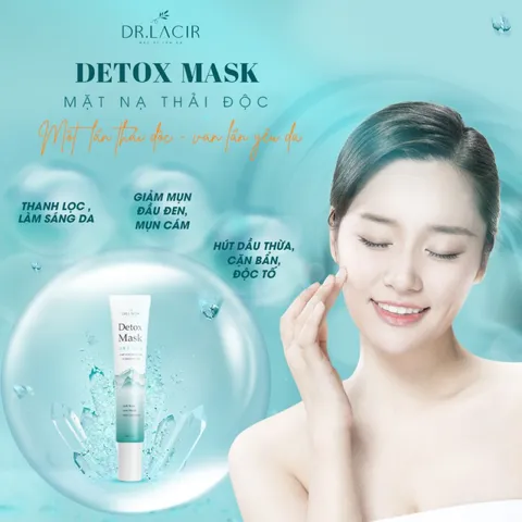 (Hàng chính hãng) Mặt Nạ Thải Độc Dr Lacir Detox Mask 20gr - Làm Sạch Da, Hỗ Trợ Da Sáng Mịn