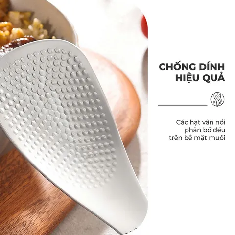 (Hàng nhập khẩu) Muôi Xới Cơm Inox Phủ Titanium Cao Cấp Không Gỉ Gume GM-D2116