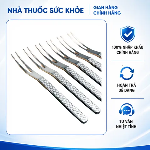 (Hàng nhập khẩu) Bộ 6 Nĩa Hoa Quả Inox 18/10 Gume GM D2117 Không Gỉ