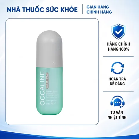 (Hàng chính hãng) Xịt Dưỡng Tế Bào Gốc Dr Lacir Occaline Smooth Spray 130ml - Cấp Ẩm Làm Dịu Da, Dưỡng Da Mềm Mịn