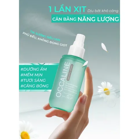 (Hàng chính hãng) Xịt Dưỡng Tế Bào Gốc Dr Lacir Occaline Smooth Spray 130ml - Cấp Ẩm Làm Dịu Da, Dưỡng Da Mềm Mịn