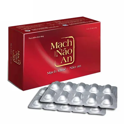 (Hàng chính hãng) Viên uống Mạch Não An hỗ trợ hoạt huyết - Hộp 50 viên