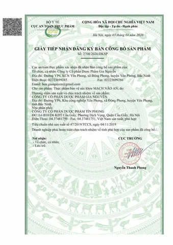 (Hàng chính hãng) Viên uống Mạch Não An hỗ trợ hoạt huyết - Hộp 50 viên