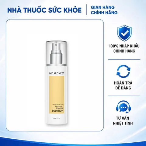 (Hàng nhập khẩu) Toner Ahohwa Recovery Booster Solution 140ml - Cấp Ẩm, Cải Thiện Dấu Hiệu Tuổi Tác