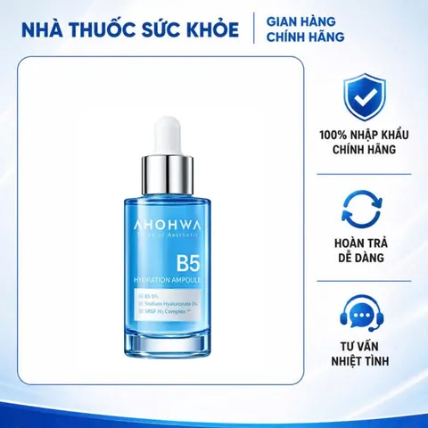 (Hàng nhập khẩu) Tinh Chất B5 Ahohwa Hydration Ampoule 30ml - Cấp Ẩm Chuyên Sâu, Hỗ Trợ Phục Hồi Da